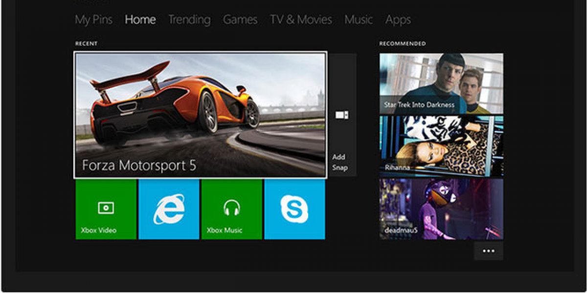 Xbox One : interface et utilisation